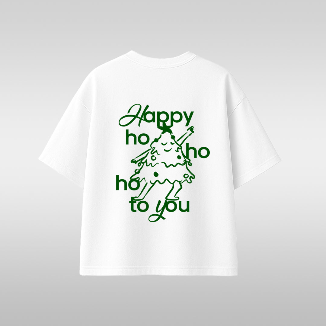 Christmas Tree 'Happy ho ho ho to you' T-Shirt