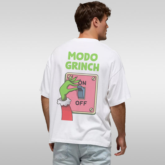 Grinch Mode T-Shirt — "Modo Grinch" On/Off Graphic Tee