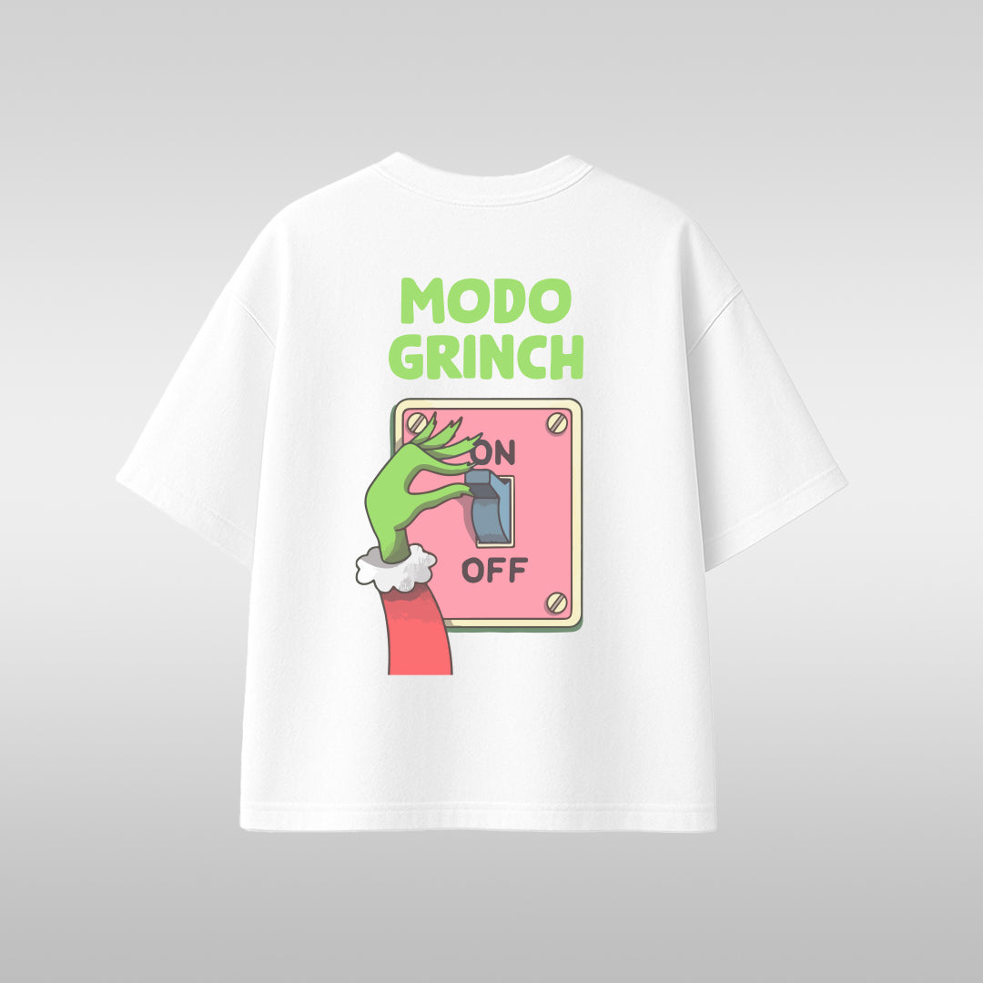 Grinch Mode T-Shirt — "Modo Grinch" On/Off Graphic Tee