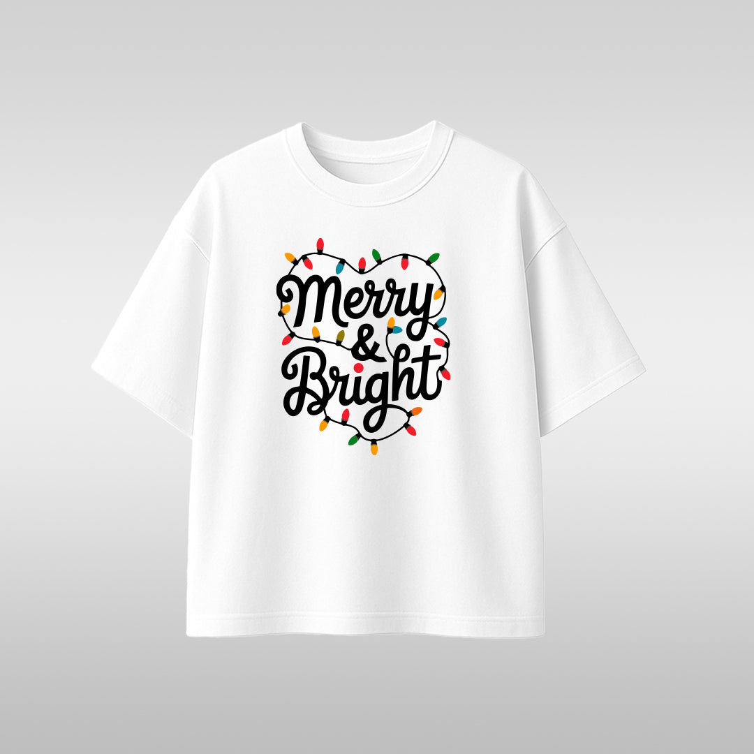 Merry & Bright Christmas T-Shirt