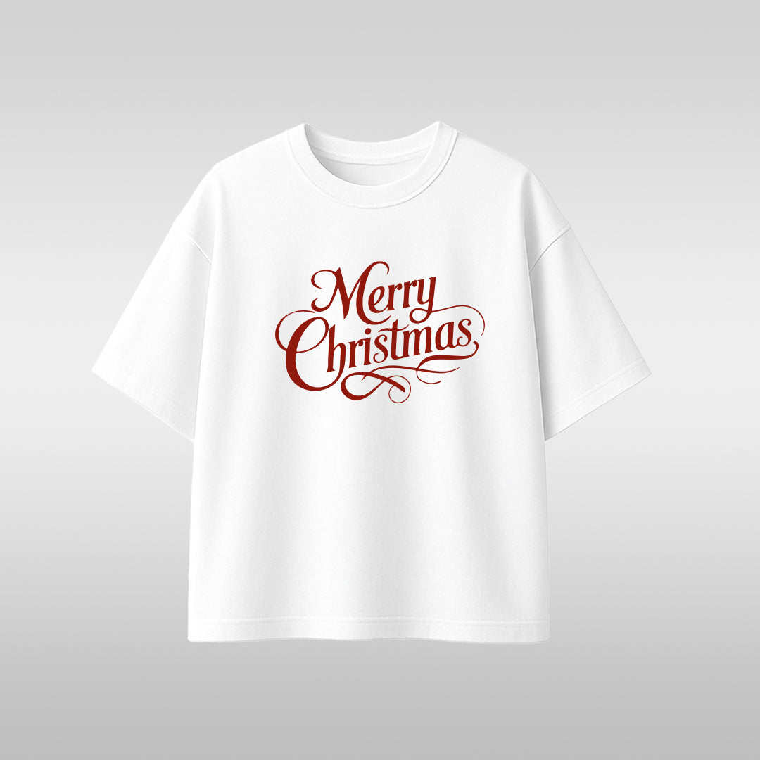 Merry Christmas Script T-Shirt