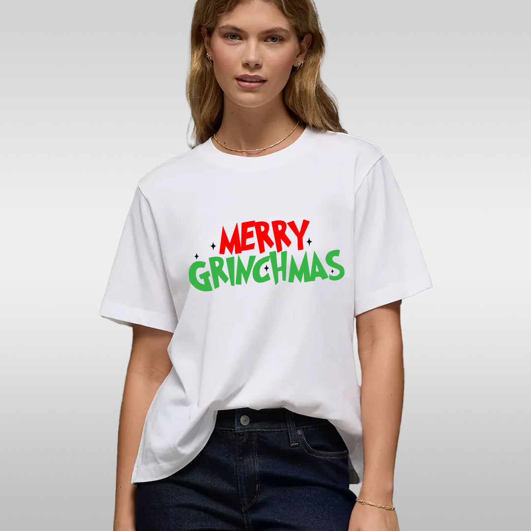 Merry Grinchmas T‑Shirt — Funny Christmas Holiday Graphic Tee