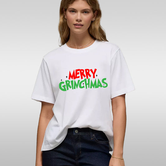 Merry Grinchmas T‑Shirt — Funny Christmas Holiday Graphic Tee