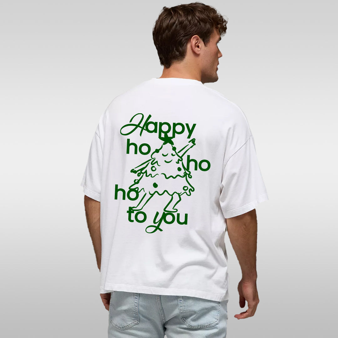 Christmas Tree 'Happy ho ho ho to you' T-Shirt