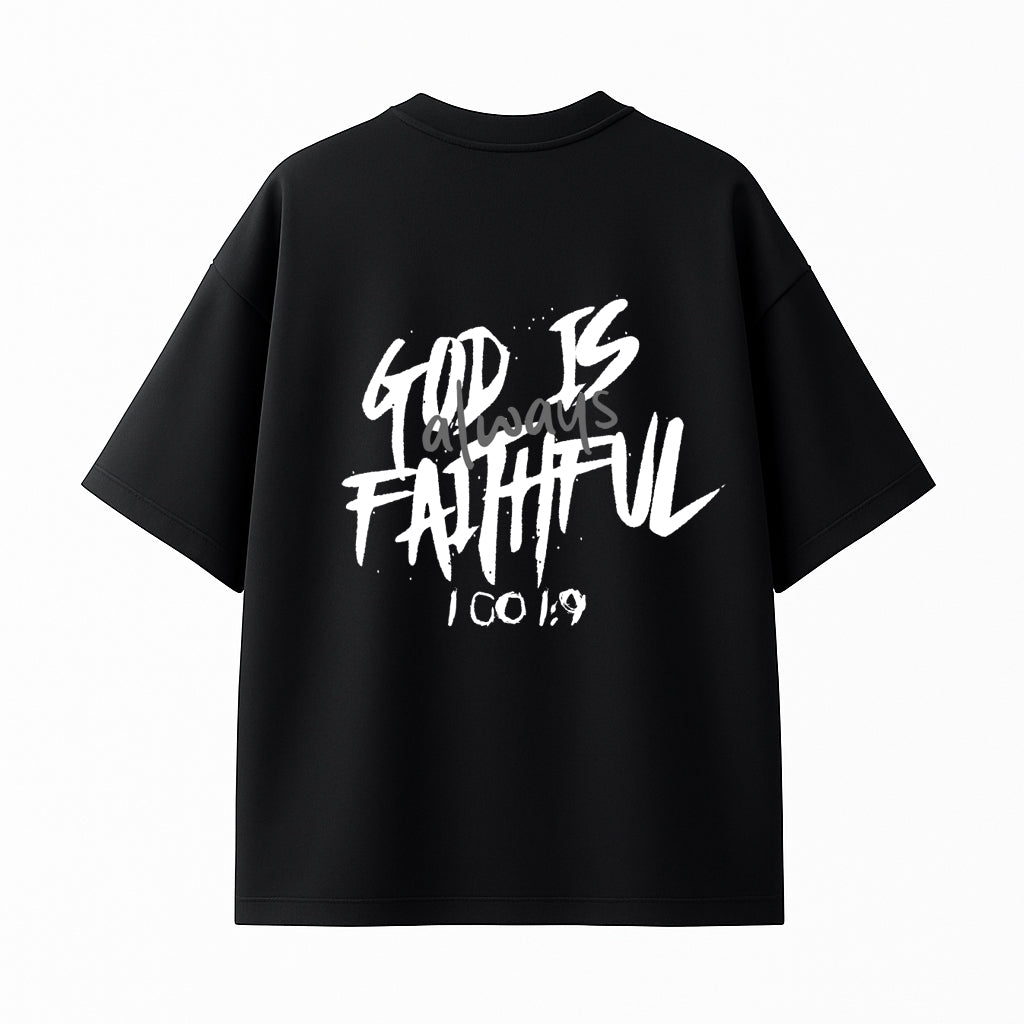 God Is Faithful T-Shirt — Christian Faith Graphic Tee (1 Co 1:9)